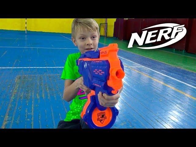 BROS SHOW vs NERF BROS SHOW. НЕРФ ЧЕЛЛЕНДЖ В СПОРТЗАЛЕ. NERF CHALLENGE.