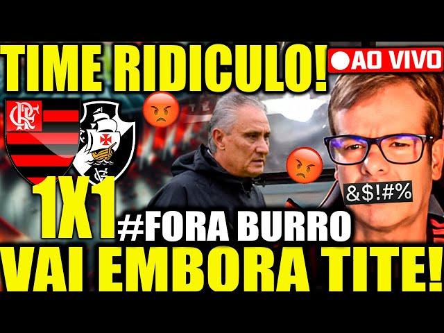 FORA TITE URGENTE! PÓS JOGO RAIZ AO VIVO! FLAMENGO X VASCO!