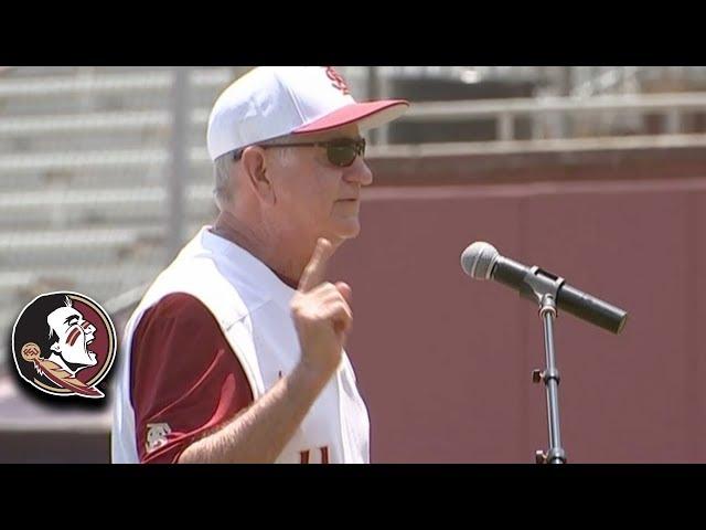 Florida State Head Coach Mike Martin Honored Before Final Home Game