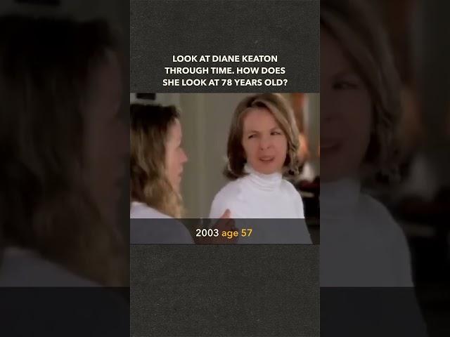 Look at Diane Keaton through time! #celebrities #transition #DianeKeaton #age #actor