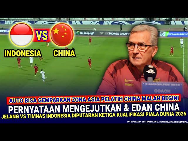  SEMUA BISA DIBUAT KETAWA !! Pelatih China Malah NGOMONG BODOH Gini vs Timnas Indonesia di Q.Pildun