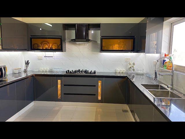 Modular kitchen design 2024/ Worktop,Cabinet  Complete Kitchen Organization/ ab interior