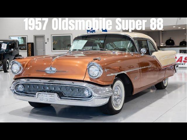 1957 Oldsmobile Super 88 walk-around. Available here at Burnyzz!