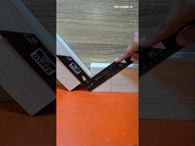 Easy joint wood working tips #skills #woodworking #tutorial #short