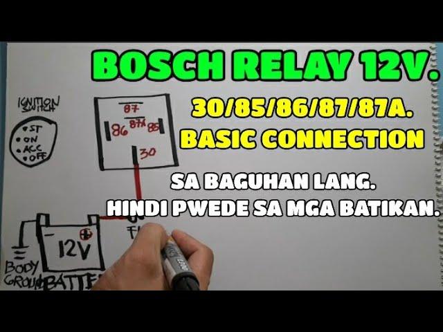 BOSCH RELAY 12V.