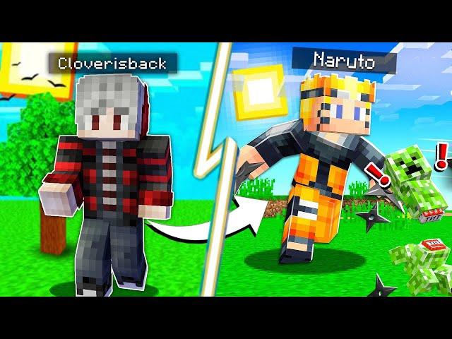 Minecraft but ကျွန်‌တော် Naruto ဖြစ်ပါတယ်!!!