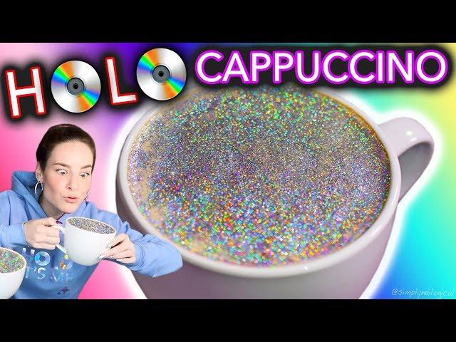 HOLO CAPPUCCINO | DIY "Diamond Cappuccino" test (maybe don't drink this?)