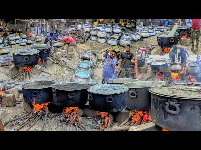 TRADITIONAL WEDDING FOOD PREPARATION | QORMA & CHICKEN BIRYANI RECIPE | BEST STREET FOOD OF PAKISTAN