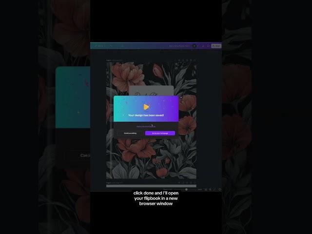 Create a digital flipbook in Canva #canvatutorial