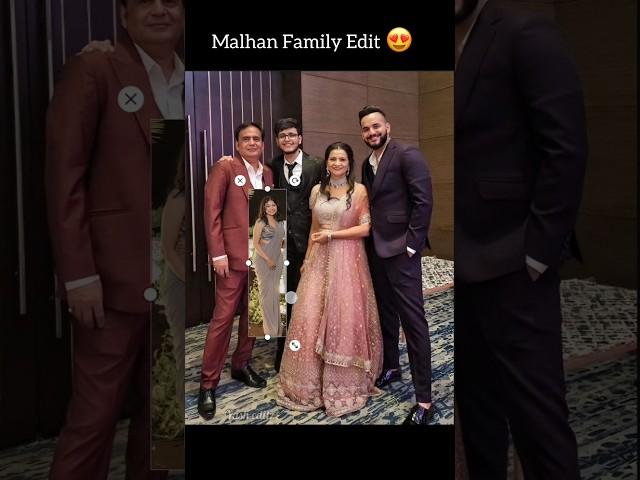 Ruchika rathore photo edit with Malhan family  #triggeredinsaan #fukrainsaan #malhanfamily