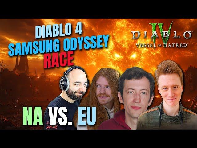 The Diablo 4 RACE EVENT by Samsung Odyssey EU vs. NA