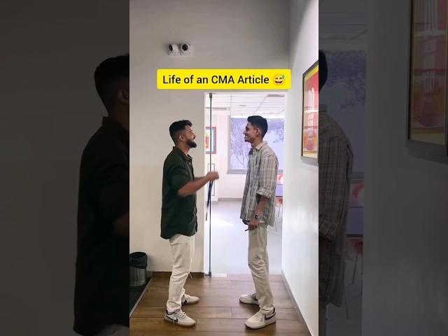 Relatable of CMA article..just for fun.. #cmastudents #cma #articleship