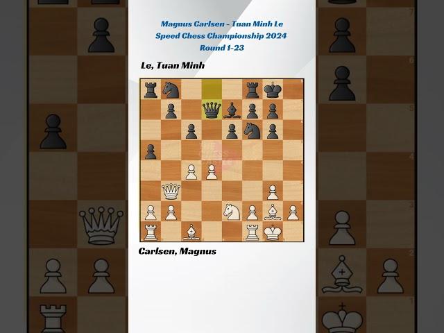 Magnus Carlsen - Tuan Minh Le | Speed Chess Championship 2024 | Round 1-23#SpeedChessChampionship