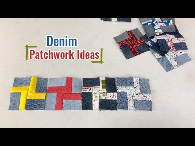 Don’t throw away your old jeans, Here are some ideas for recycling jeans in to patchwork tote bag.