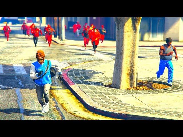 BLOODS VS CRIPS PART 1  gta 5 online