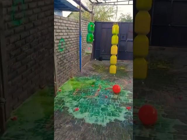 colourful water bottle experiment  #shortstime #experimnent #satisfying #shorts