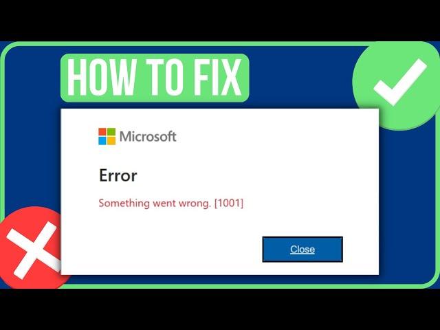 [FIXED] MICROSOFT OUTLOOK ERROR 1001 WINDOWS (2024) | Fix Outlook Something Went Wrong 1001