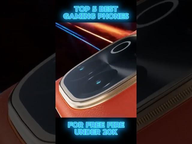 TOP 5 BEST GAMING PHONE UNDER 20K FOR FREE FIRE️|Garena Free Fire#shorts #freefireshorts