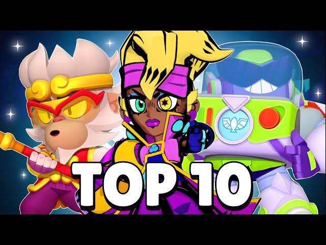 Top 10 Easiest MAX TIERS In Brawl Stars (After Update)