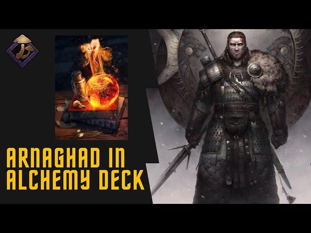 GWENT PRO RANK | HOW GOOD IS ARNAGHAD ON ALCHEMY DECK 9.6 ?? | BATTLE TRANCE GAMEPLAY