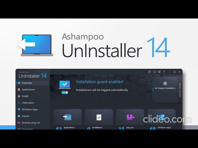 Ashampoo UnInstaller v14.00.12 + Patch Uninstall Unwanted Programs