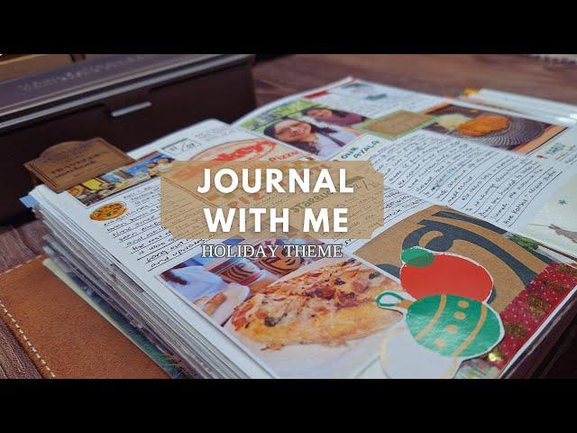 Holiday Memory Keeping in My Traveler’s Notebook  Journal with Me + Scrapbooking Ideas