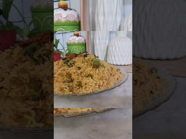 Mouthwatering and Fragrant Matar Pulao - A Family Friendly Meal #shorts #trending #delicious #pulao