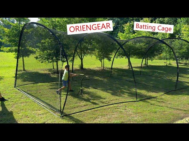 ORIENGEAR Batting Cage, fun area for many sports! #batting #battingcage #baseball