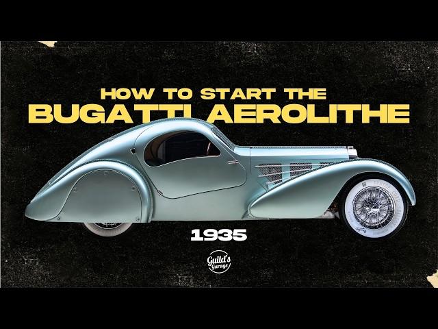 How to Start the 1935 Bugatti Aerolithe