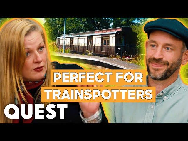 Dawn And Ed Go Head-To-Head To Find The Perfect Trainspotter’s Chair | The Great Antiques Challenge