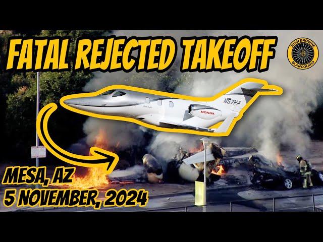 Honda Jet Crash Falcon Field Mesa AZ 5 Nov 2024