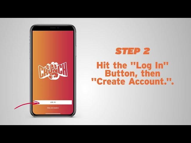 Logging Into the Crunch App
