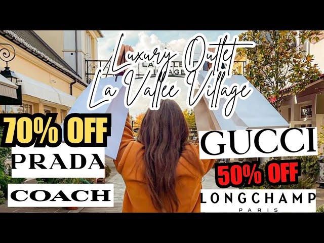 LUXURY OUTLET SALE PRICE IN GUCCI, PRADA, COACH | LA VALLEE VILLAGE PARIS SHOPPING