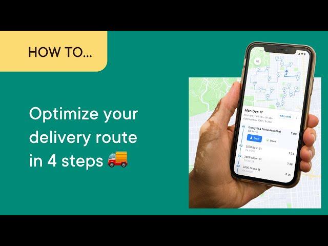 Optimize your Delivery Route in 4 Steps with Circuit Route Planner