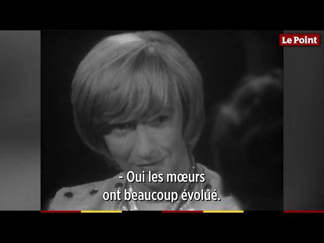 Françoise Sagan à Bernard Pivot : « Je crois que je suis un petit peu démodée maintenant. »