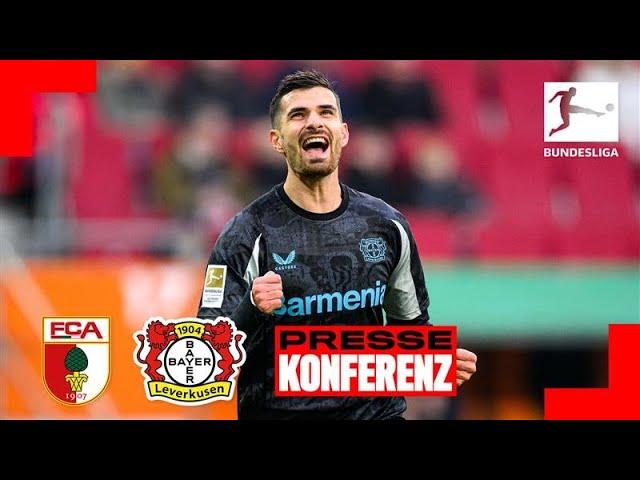 2:0 in Augsburg - Werkself beendet Jahr ohne Auswärtsniederlage | PK mit Thorup und Alonso