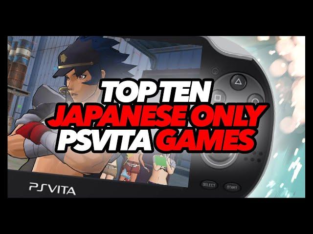 Top Ten Best Japanese Only PS Vita Games