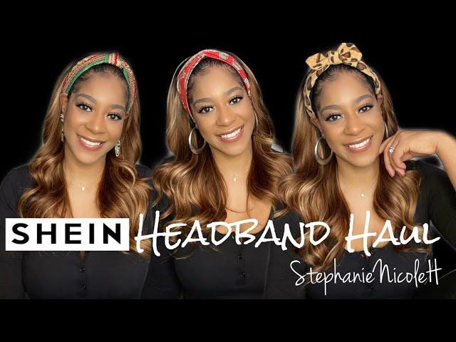 Shein Headband Haul | Affordable Headbands for Headband Wigs | StephanieNicoleH