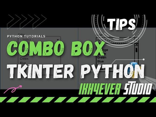 Tkinter Combo Box Demo | How do you make a Combo Box in Python?