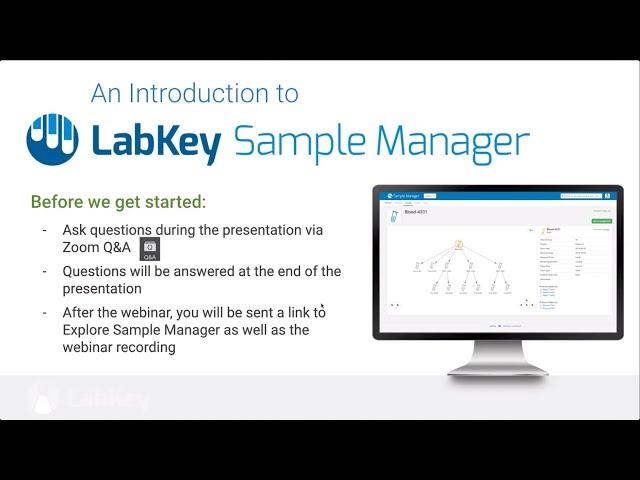 Lab Sample Management and Tracking Software - LabKey Sample Manager