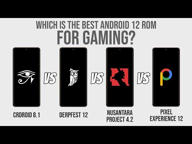 crDroid 8.1 vs Derpfest 12 vs Nusantara 4.1 vs Pixel Experience 12 on Poco X3 Pro