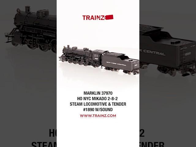 Marklin 37970 HO NYC Mikado 2-8-2 Steam Locomotive & Tender #Trainz #modeltrains
