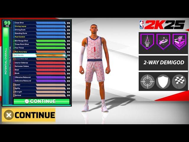 The NBA 2K25 MyPlayer Builder...