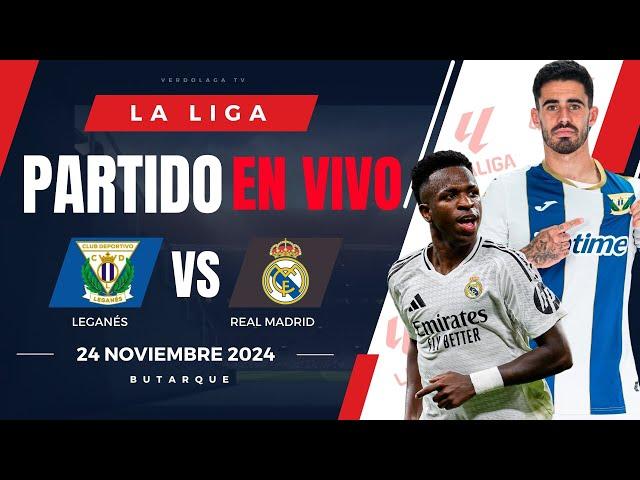  REAL MADRID VS LEGANES PARTIDO EN VIVO / LIGA ESPAÑOLA - JUEGA MBAPPE