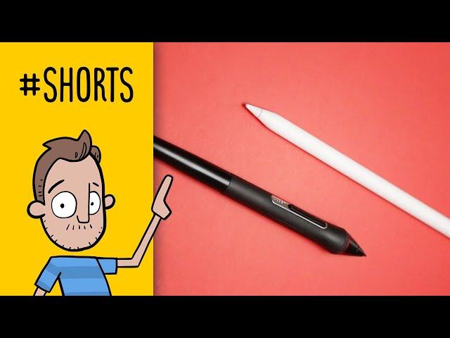 Wacom Stylus VS Apple Pencil #shorts