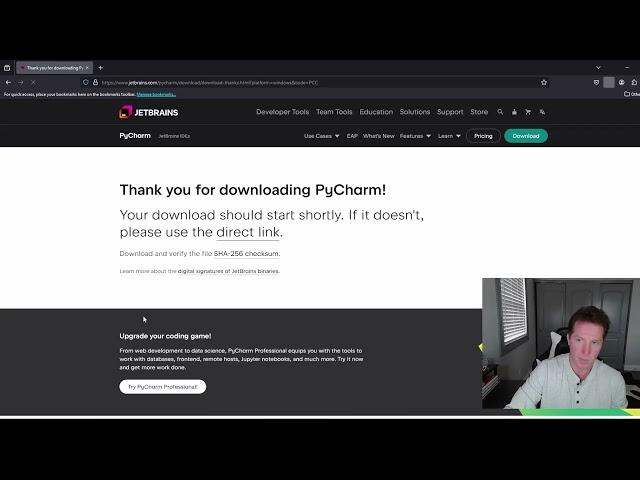 How to Download PyCharm on Windows.