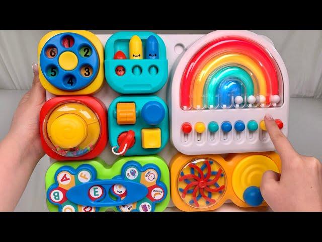 [toy asmr] Big Fidget Board Toy ASMR 피젯보드 Satisfying with Unboxing 피젯토이 언박싱 No music No talking