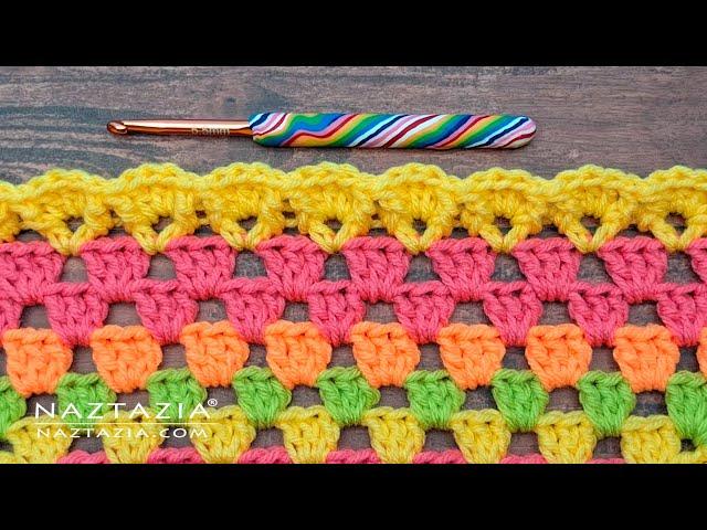 How to Crochet Granny Square Fluted Edge