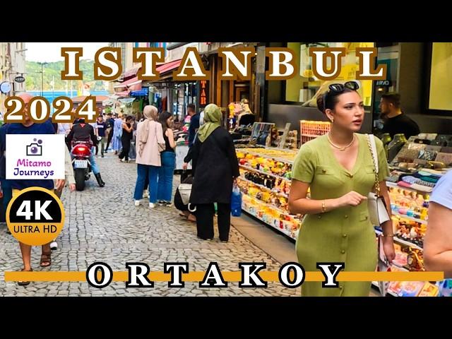 Istanbul Ortakoy 4K Walking Tour | Famous Kumpir, Bosphorus Views & Local Bazaar | September 2024