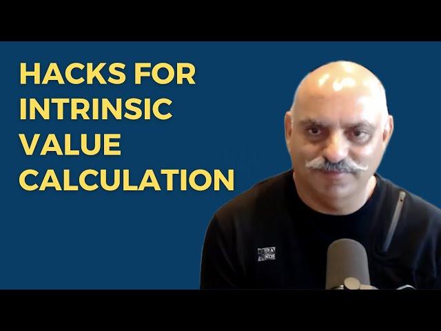 Calculate INTRINSIC VALUE without Excel | Mohnish Pabrai | #stockmarket